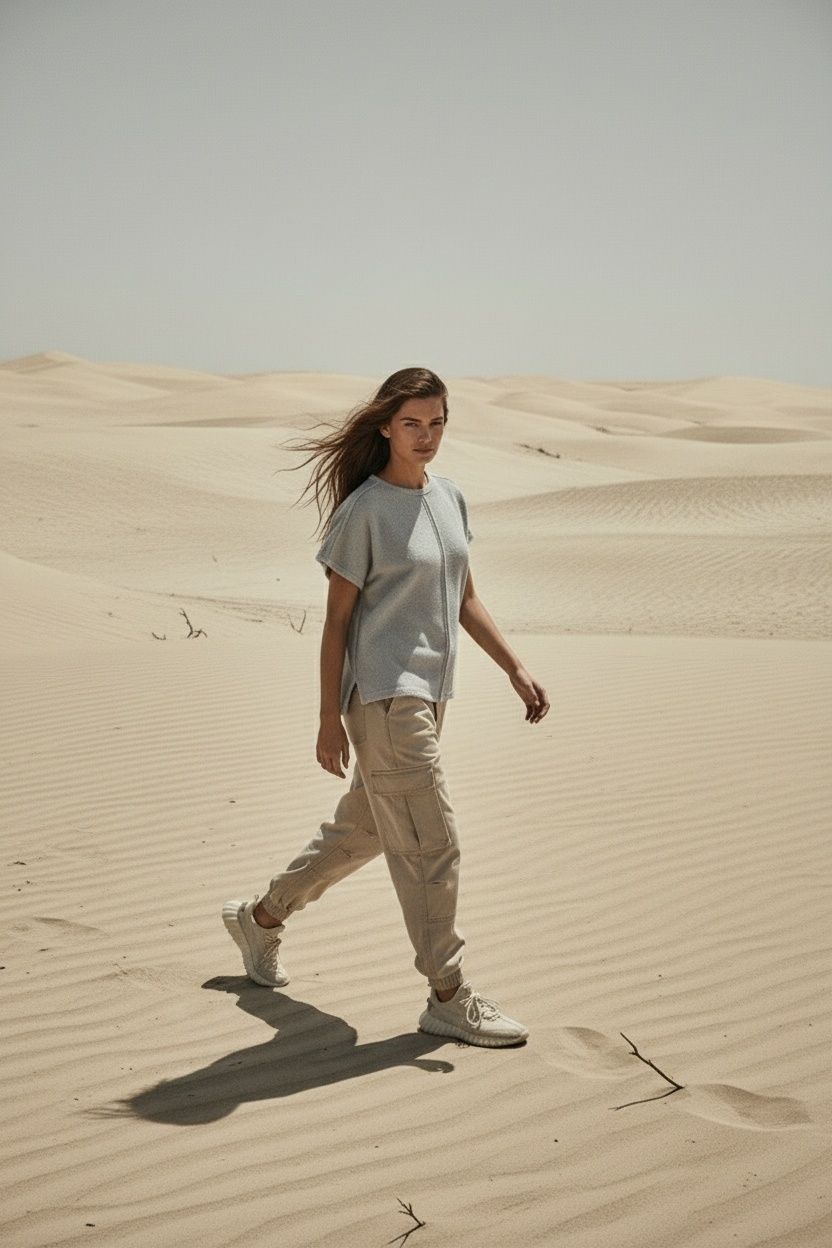 Oversized Raw Stitch Vest