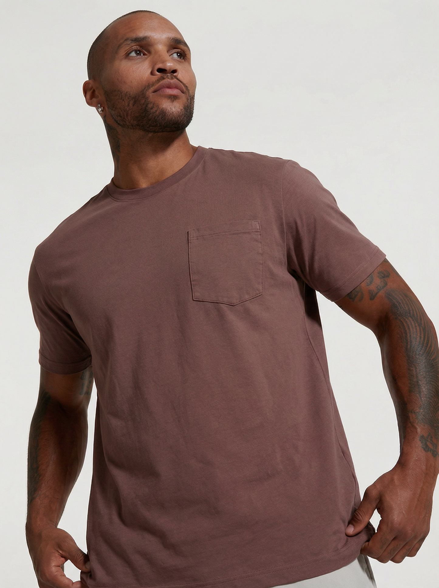 Pocket Crew Neck Tee