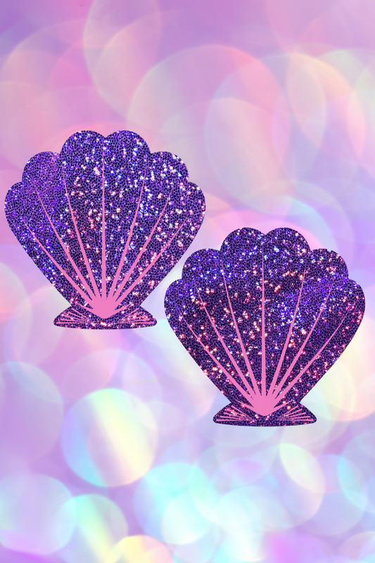 Purple Seashell Pasties