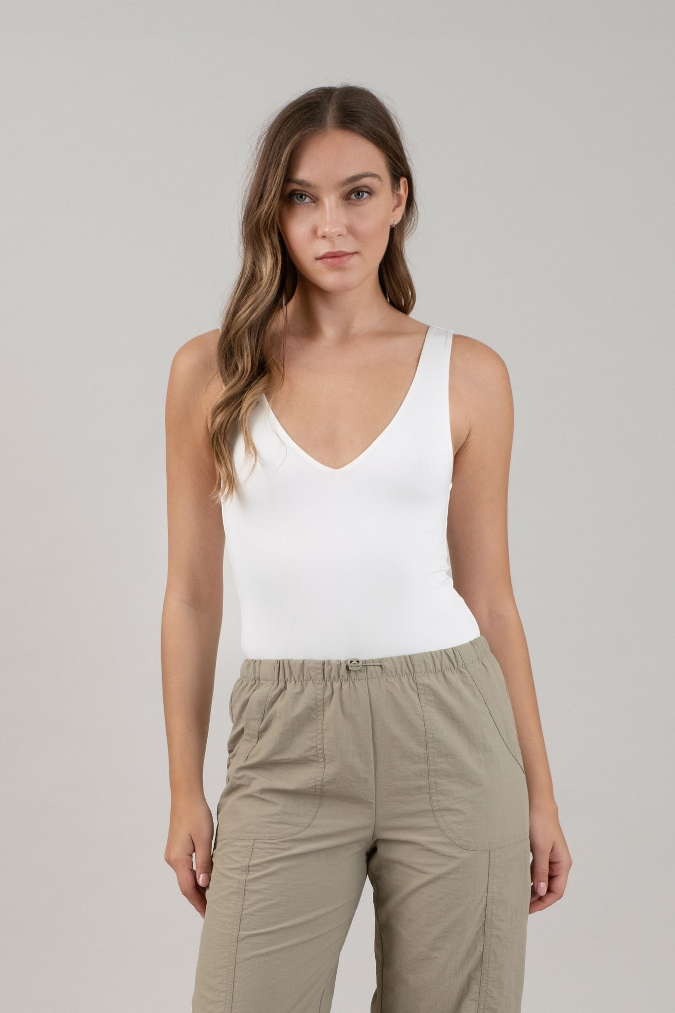 Seamless V Neck Bodysuit